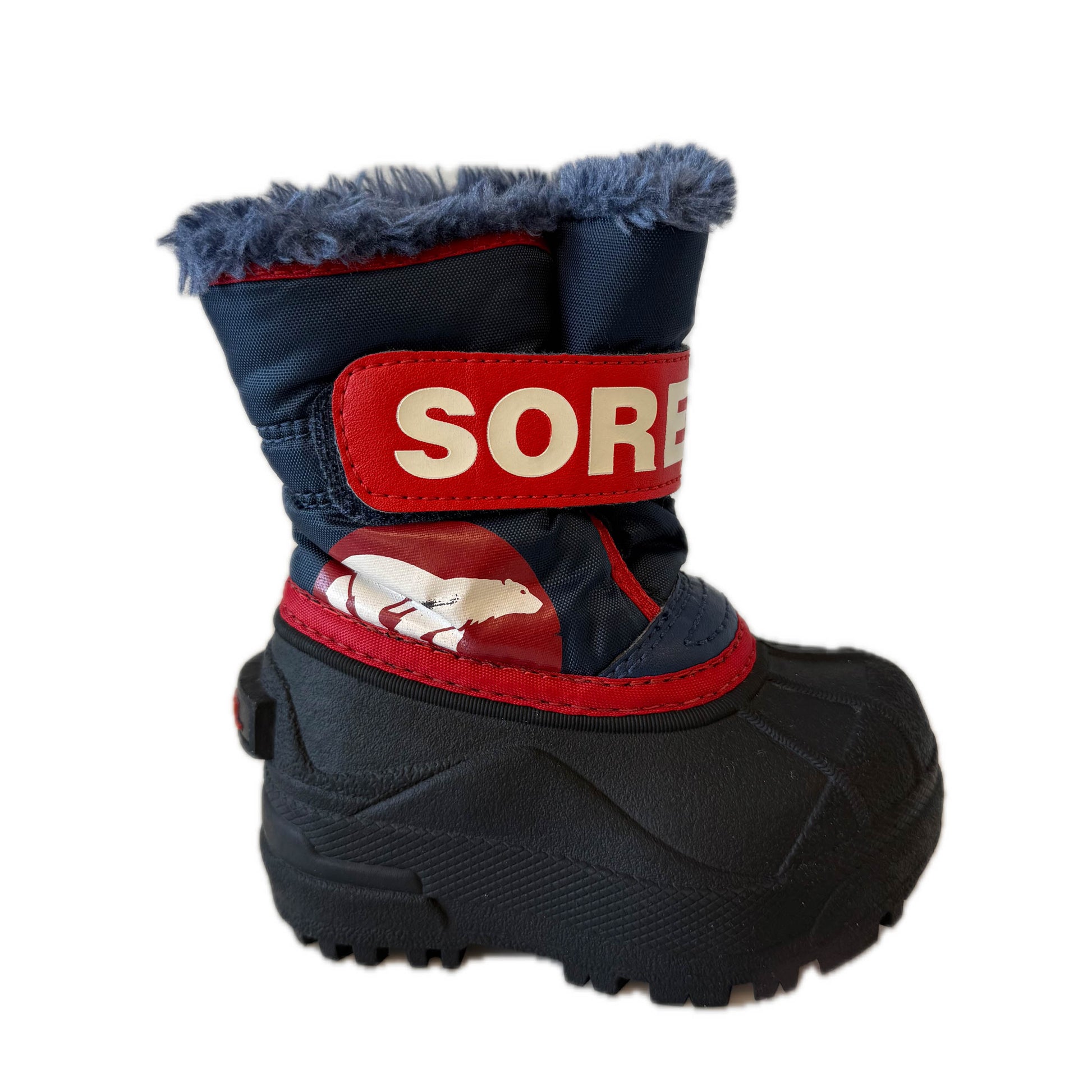 Sorel Boys Navy | Red Boots Size: 5 Toddler Navy | Red