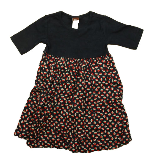 Tea Girls Navy | Red Dress Size: 2T Navy | Red