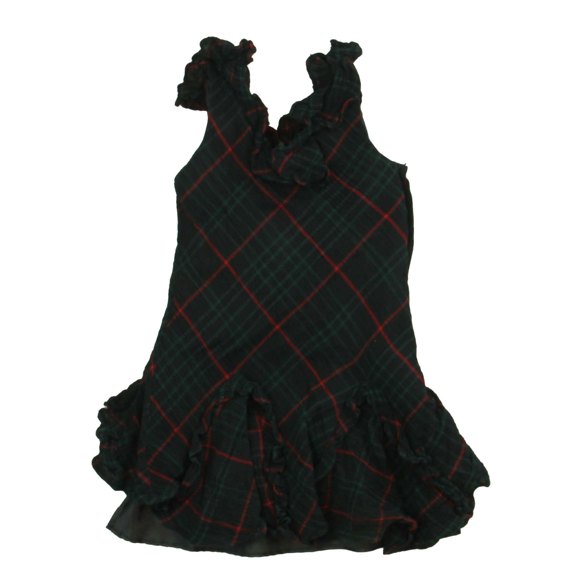 Ralph Lauren Girls Navy | Red Dress Size: 3T Navy | Red