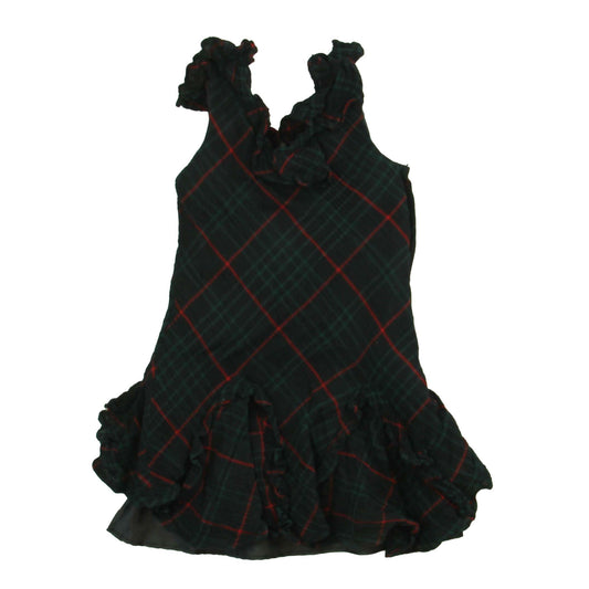Ralph Lauren Girls Navy | Red Dress Size: 3T Navy | Red