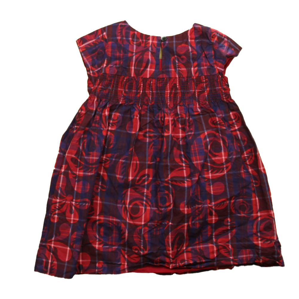 Tea Girls Navy | Red Dress Size: 4T Navy | Red