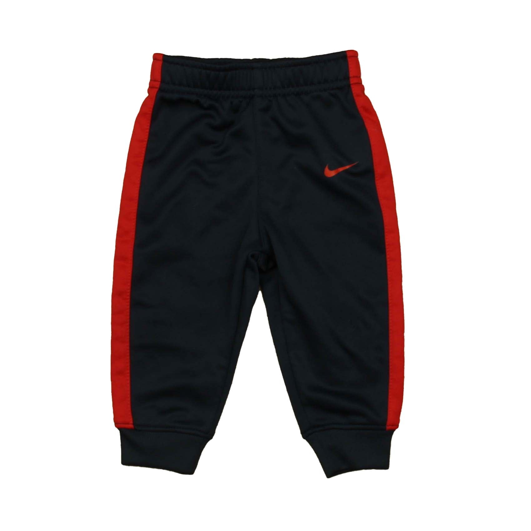 Nike Boys Navy | Red Athletic Pants Size: 12 Months Navy | Red