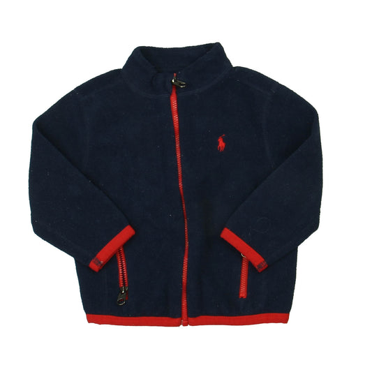 Ralph Lauren Boys Navy | Red Fleece Size: 12 Months Navy | Red