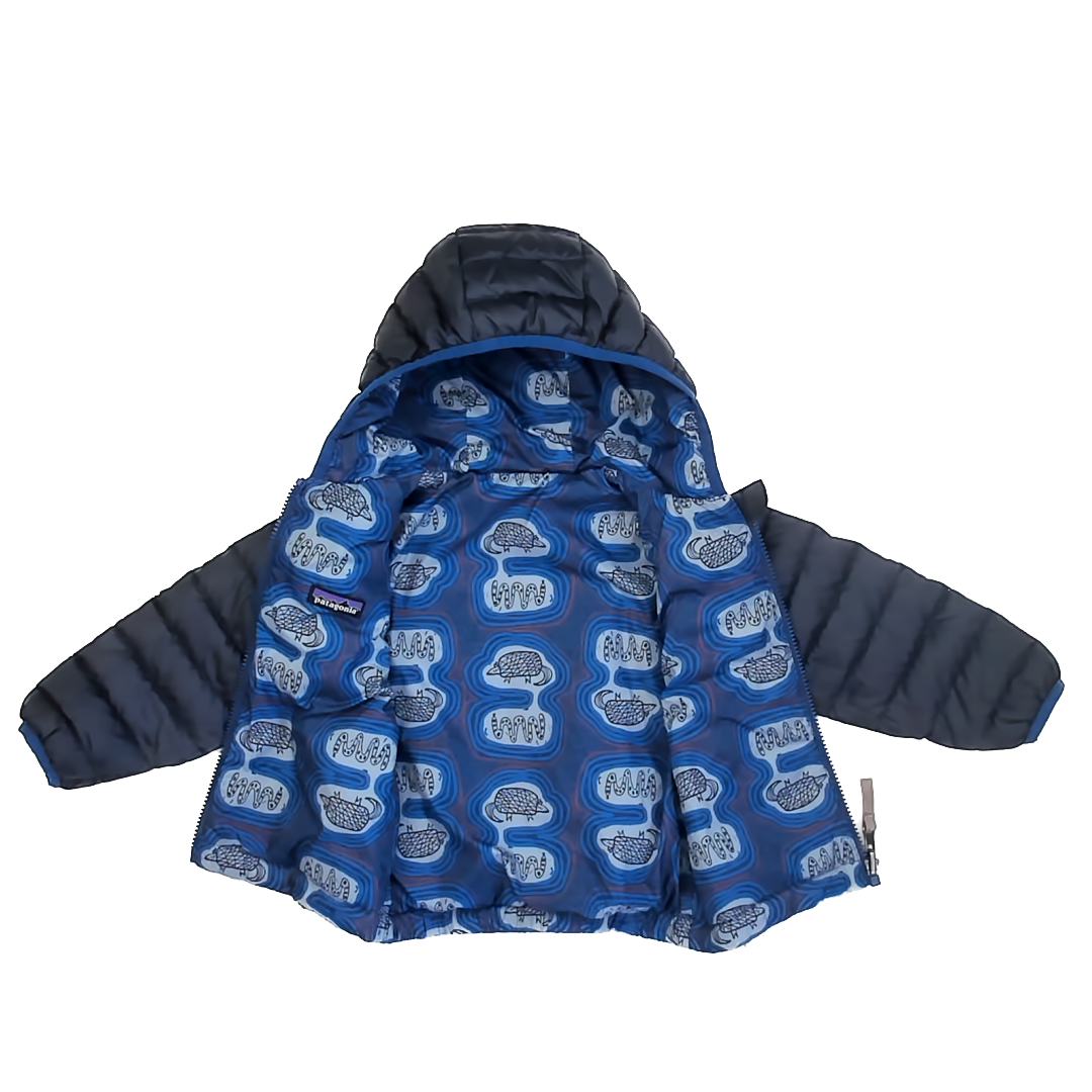Patagonia Boys Navy Reversible Winter Coat Size: 3T* Navy Reversible