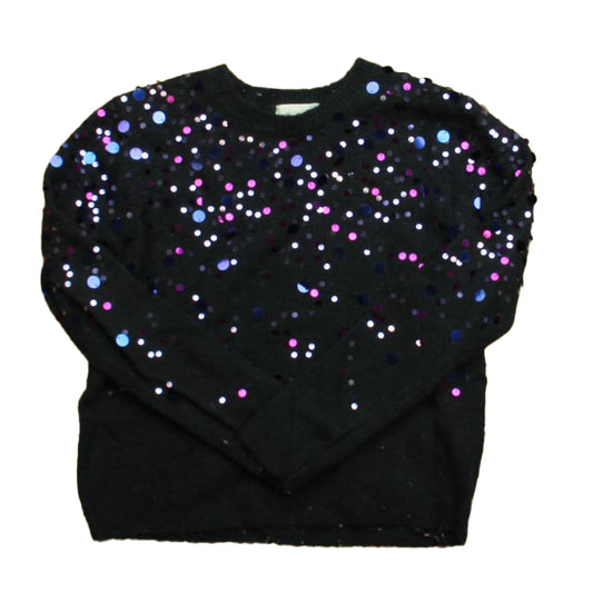 Rockets Of Awesome Girls Navy | Sequin Sweater Size: 8 Years