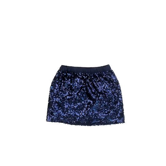 Gymboree Girls Navy Sequin Skirt Size: 5-6 Years Navy Sequin