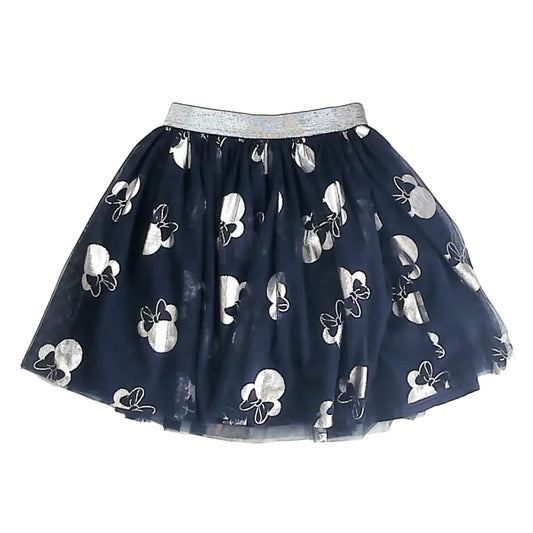 Disney Girls Navy | Silver Mickey Skirt Size: 6 Years Navy | Silver Mickey