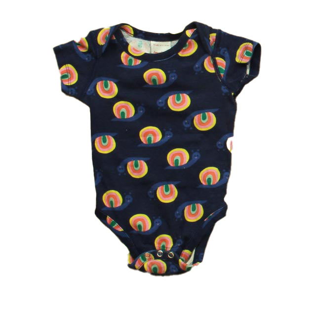 Hanna Andersson Girls Navy Snails Onesie Size: 12-18 Months Navy Snails