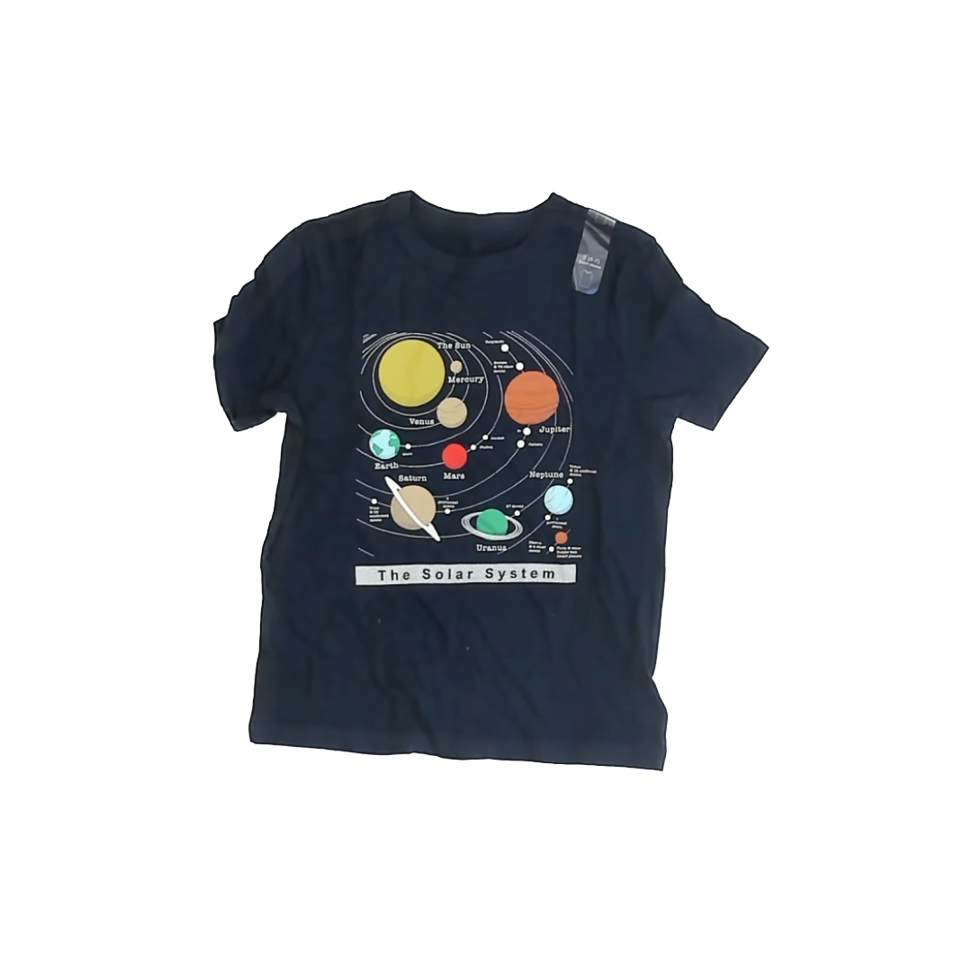 Gap Boys Navy Space T-Shirt Size: 6-7 Years Navy Space