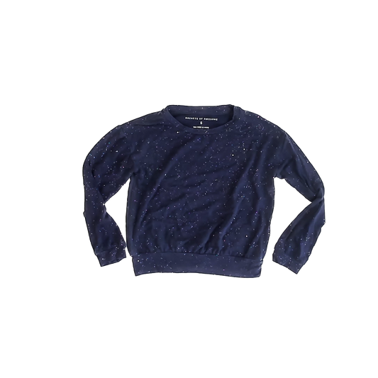 Rockets Of Awesome Girls Navy Sparkles Long Sleeve Shirt Size: 5T Navy Sparkles