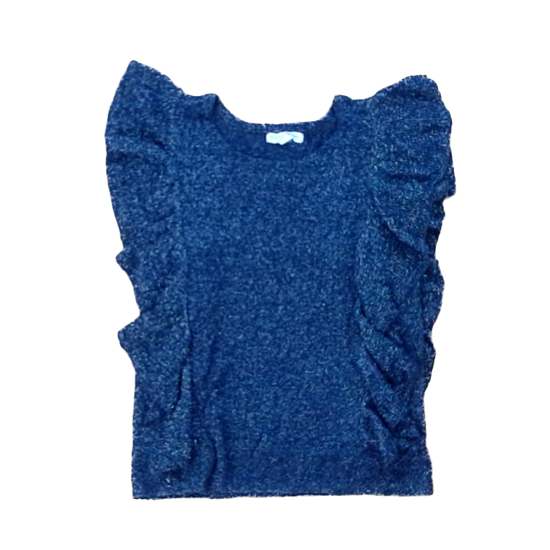 Rockets Of Awesome Girls Navy | Sparkles Short Sleeve Shirt Size: 6 - 7 Years Navy | Sparkles