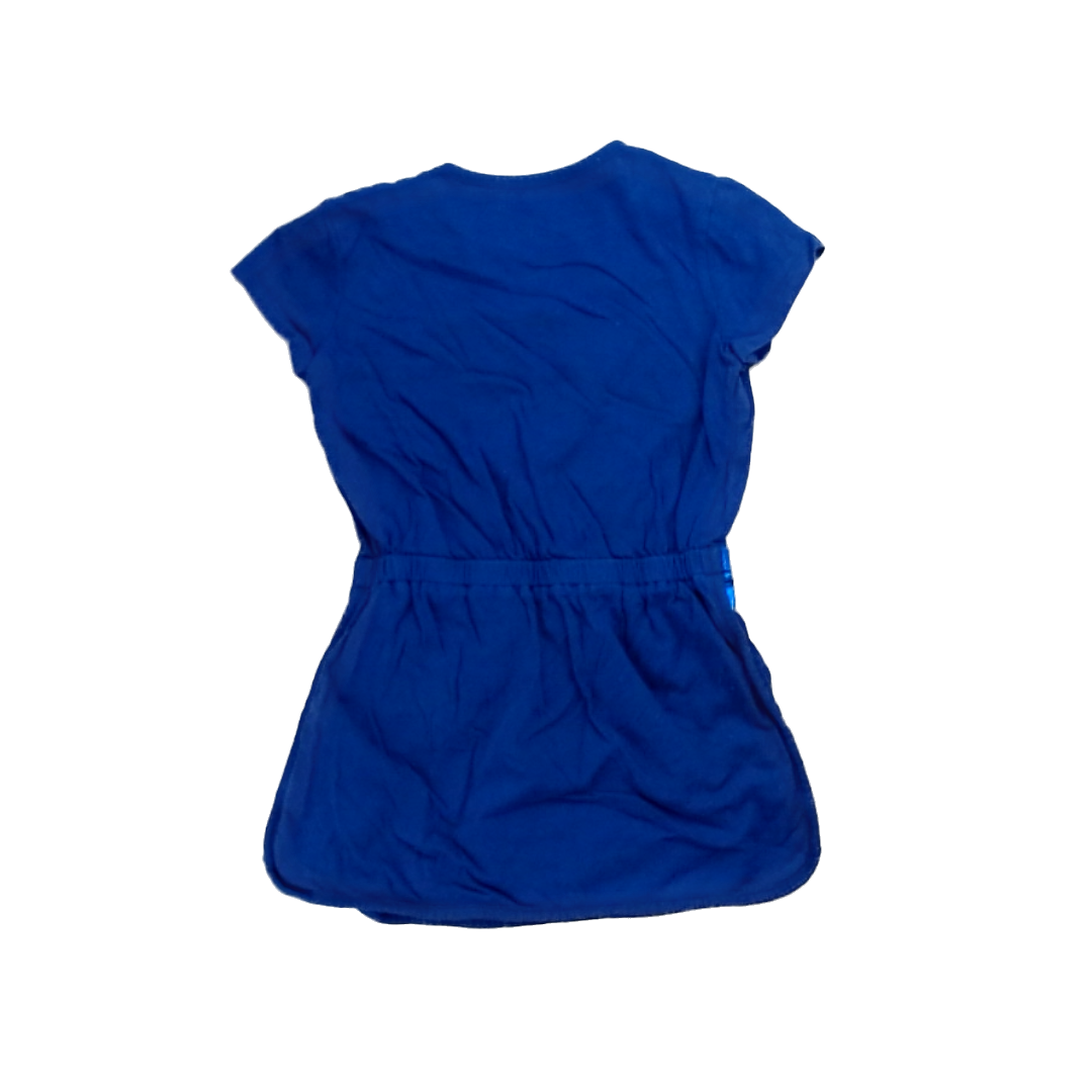 Rockets Of Awesome Girls Navy | Sparkly Blue Lined Sides Dress Size: 5T - 10 Years Navy | Sparkly Blue Lined Sides