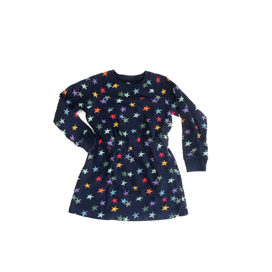 Primary Girls Navy | Stars Dress Size: 6-7 Years Navy | Stars