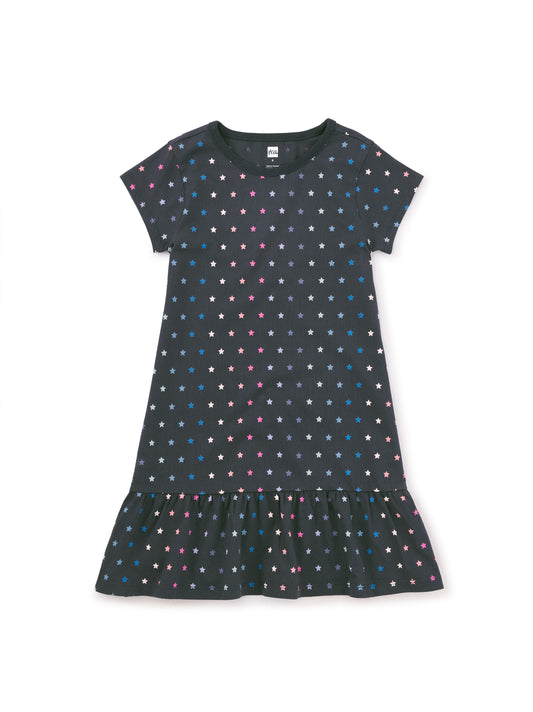 Tea Collection Girls Navy Stars Dress Size: 2T Navy Stars