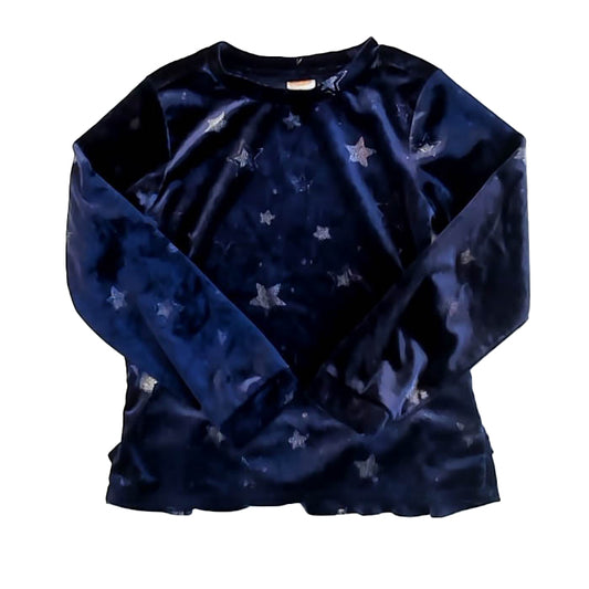 Gymboree Girls Navy Stars Long Sleeve Shirt Size: 5T Navy Stars