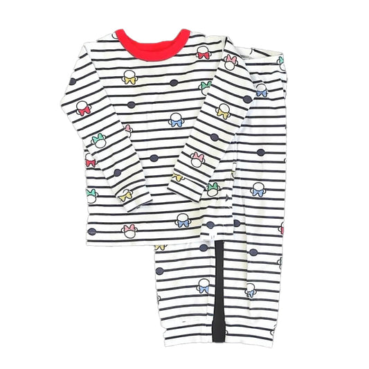 Gap Girls Navy Stripe | Minnie 2-piece Pajamas Size: 3T Navy Stripe | Minnie