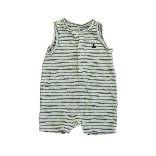 Gap Boys Navy Stripe Romper Size: 3-6 Months Navy Stripe
