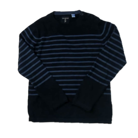 Okaidi Boys Navy Stripe Sweater Size: 10 Years Navy Stripe
