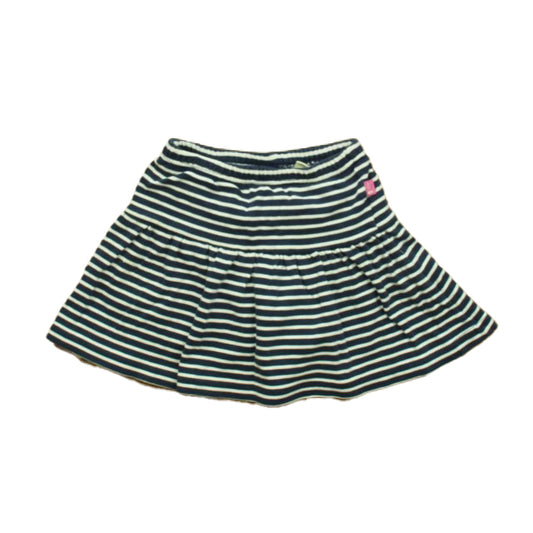 JoJo Maman Bebe Girls Navy Stripe Skirt Size: 2-3T Navy Stripe