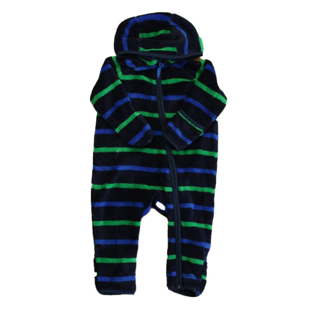 REI Boys Navy Stripe Bunting Size: 12 Months