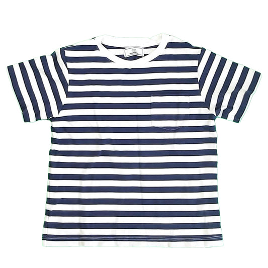 Classic Prep Boys Navy Stripe T-Shirt Size: 6 Years Navy Stripe
