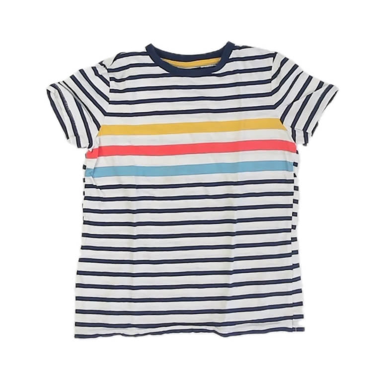 Boden Boys Navy Stripe T-Shirt Size: 6-7 Years Navy Stripe