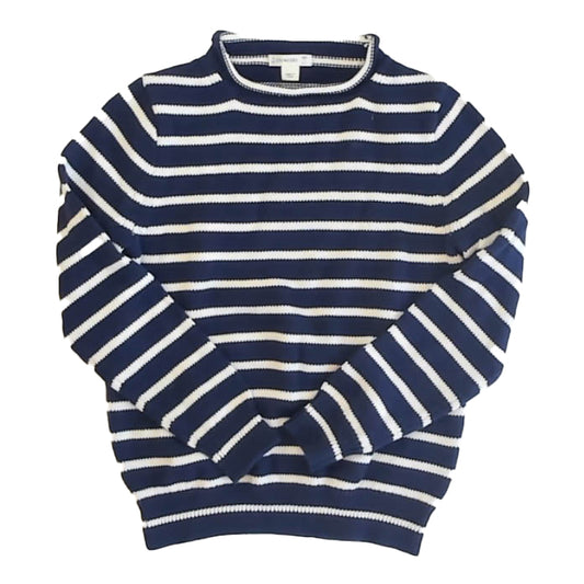 Crewcuts Girls Navy Stripe Sweater Size: 6-7 Years Navy Stripe