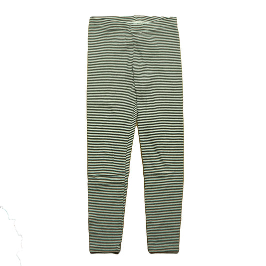 Tea Collection Girls Navy Stripe Leggings Size: 7 Years Navy Stripe