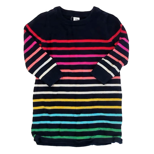 Gap Girls Navy Stripe Sweater Dress Size: 3T Navy Stripe