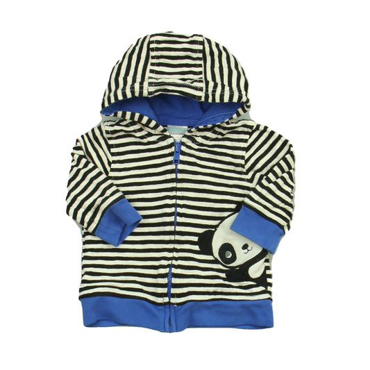 Gymboree Boys Navy Stripe Hoodie Size: 3-6 Months Navy Stripe