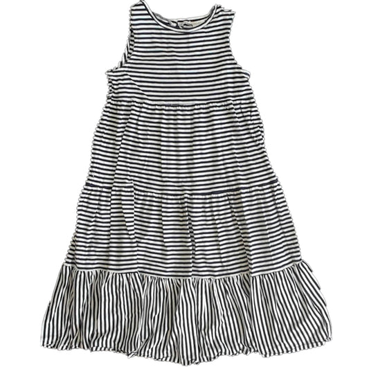 Crewcuts Girls Navy Stripe Dress Size: 6-7 Years Navy Stripe