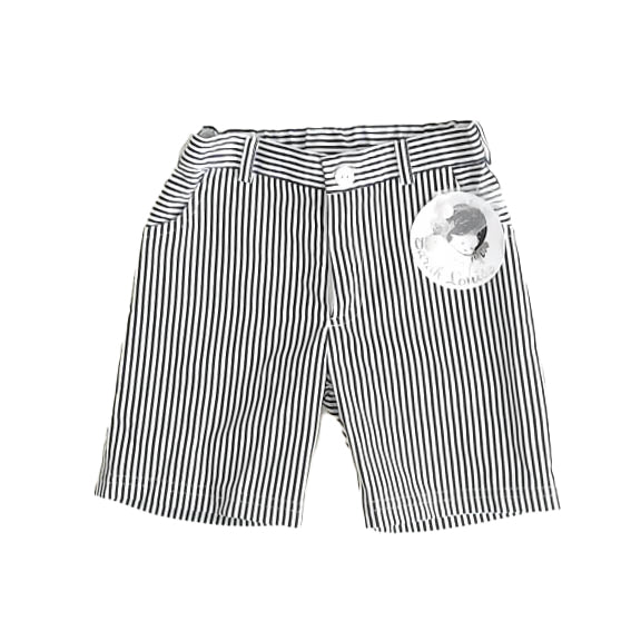 Sarah Louise Boys Navy Stripe Shorts Size: 3T Navy Stripe