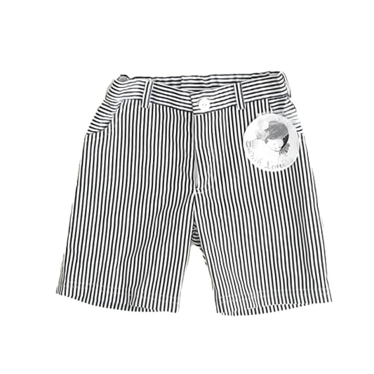 Sarah Louise Boys Navy Stripe Shorts Size: 3T Navy Stripe