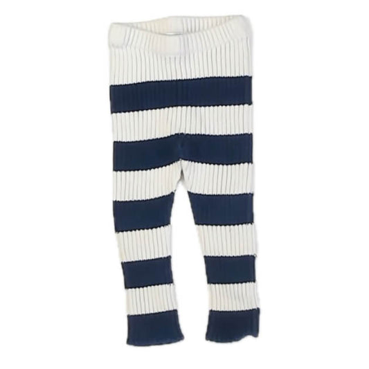 Hanna Andersson Girls Navy Stripe Leggings Size: 3-6 Months Navy Stripe