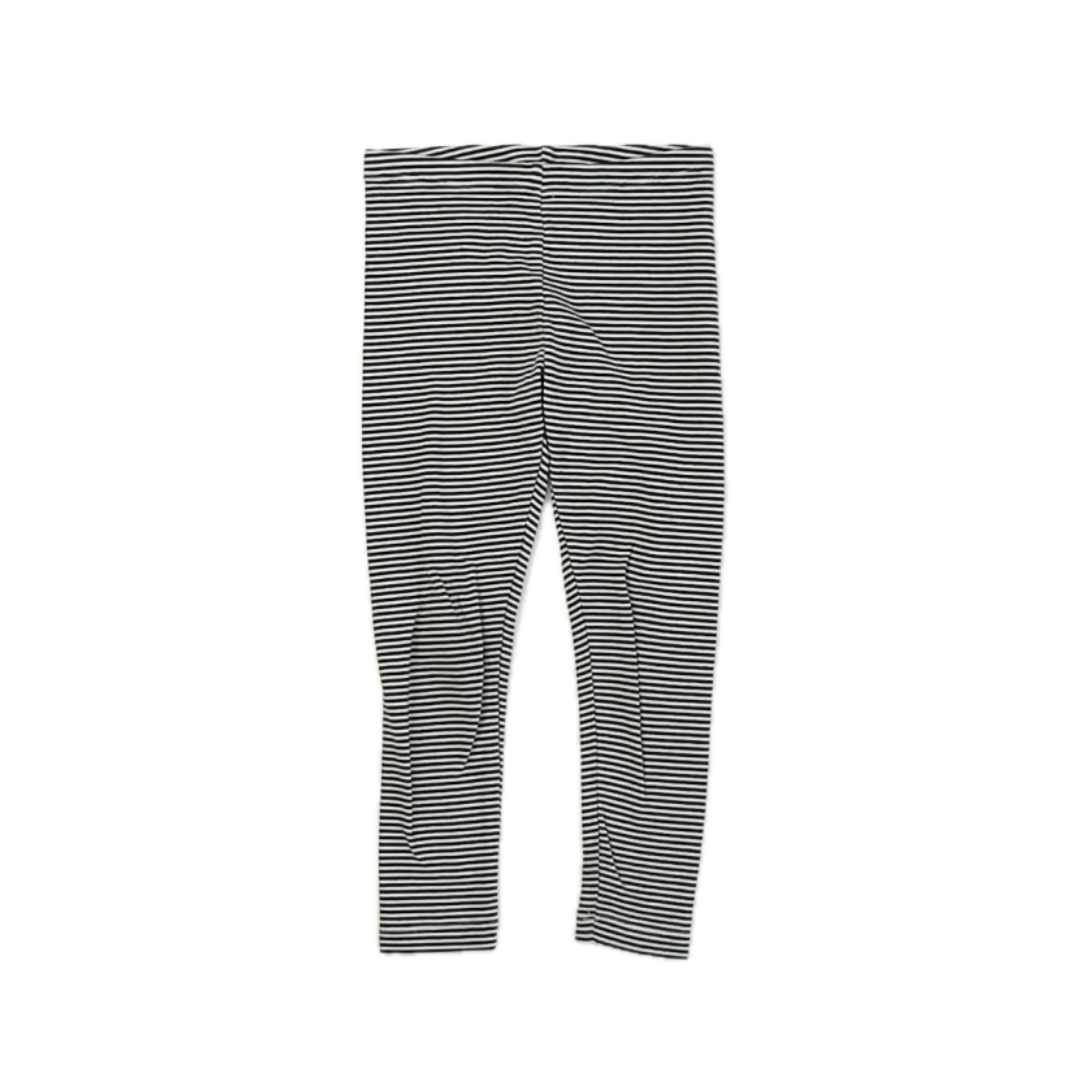 Tea Collection Girls Navy Stripe Leggings Size: 5T Navy Stripe