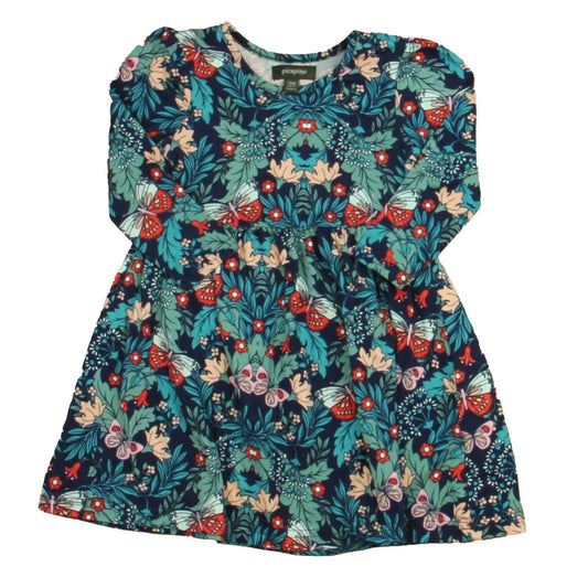 Picapino Boys Navy | Teal Butterflies Dress Size: 18 Months Navy | Teal Butterflies
