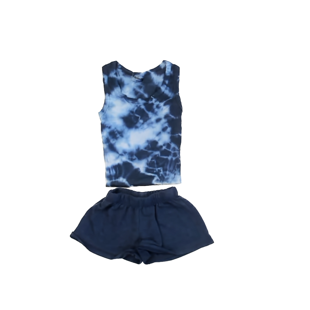 Firehouse Girls Navy | Tie Dye Apparel Sets Size: XS Navy | Tie Dye