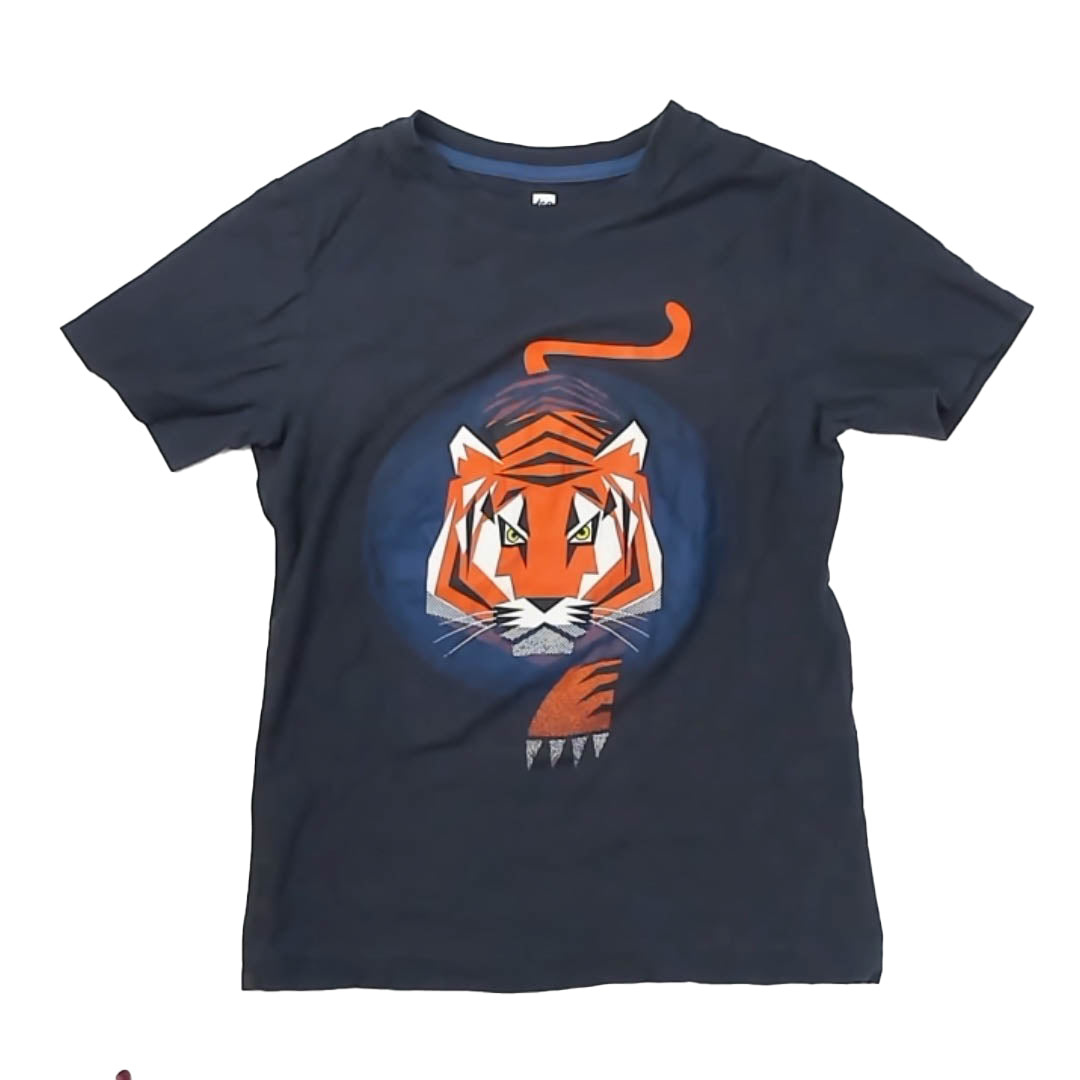 Tea Collection Boys Navy Tiger T-Shirt Size: 12 Years Navy Tiger