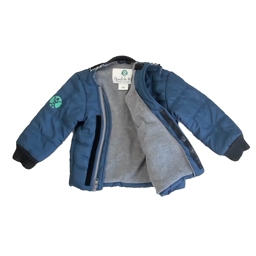 Buckle Me Boys Navy Toastier Winter Coat Size: 18 Months Navy Toastier