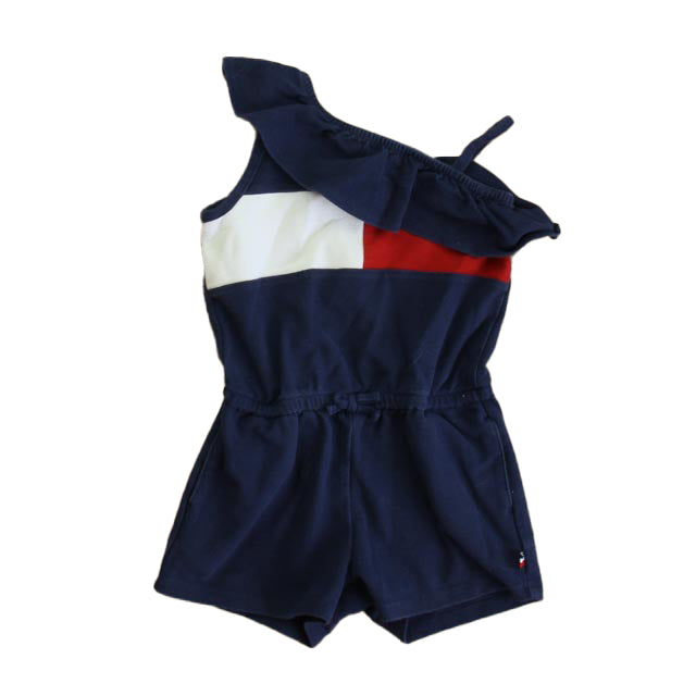 Tommy Hilfiger Girls Navy | White | Red Romper Size: 3T Navy | White | Red