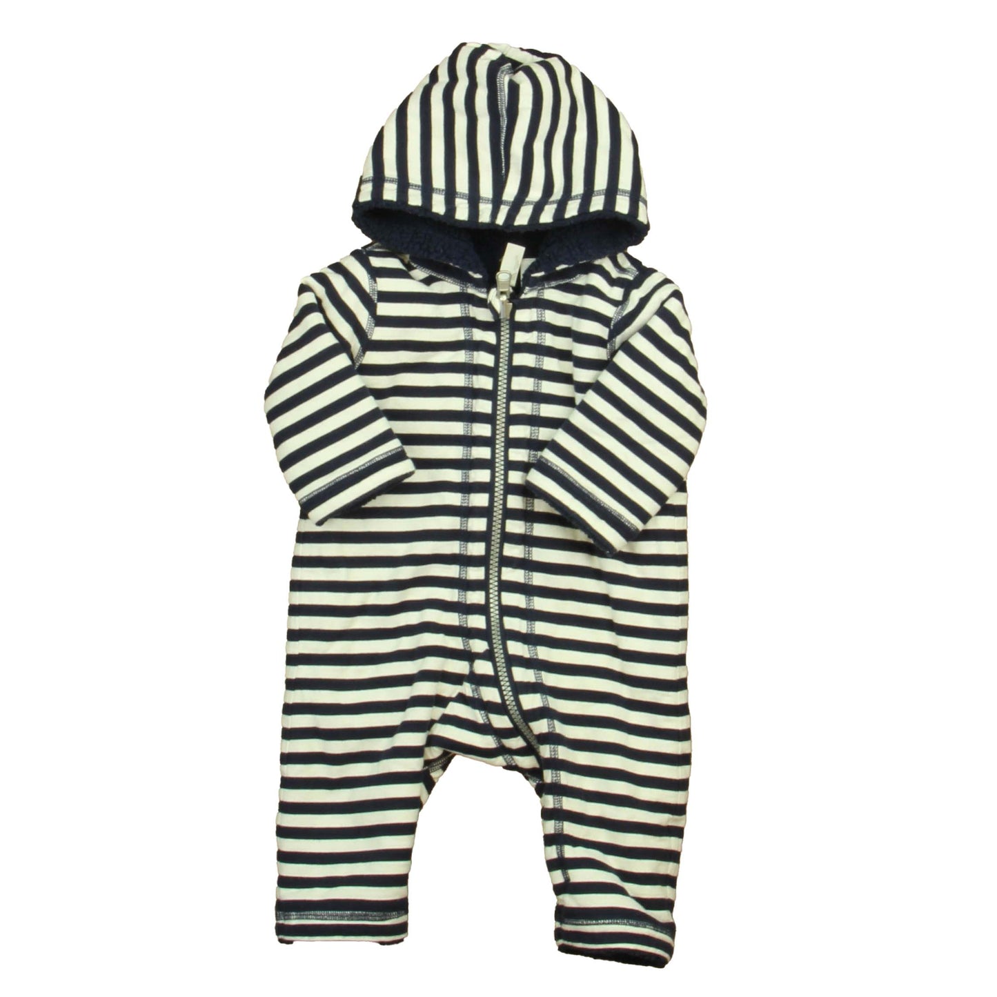 Hanna Andersson Boys Navy | White Stripe Long Sleeve Outfit Size: 3-6 Months Navy | White Stripe