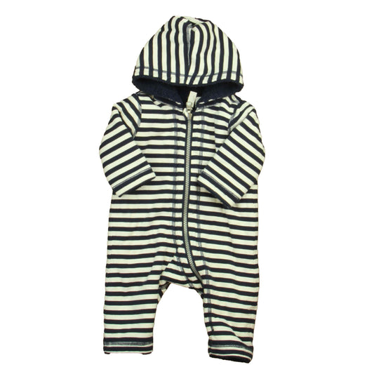Hanna Andersson Boys Navy | White Stripe Long Sleeve Outfit Size: 3-6 Months Navy | White Stripe