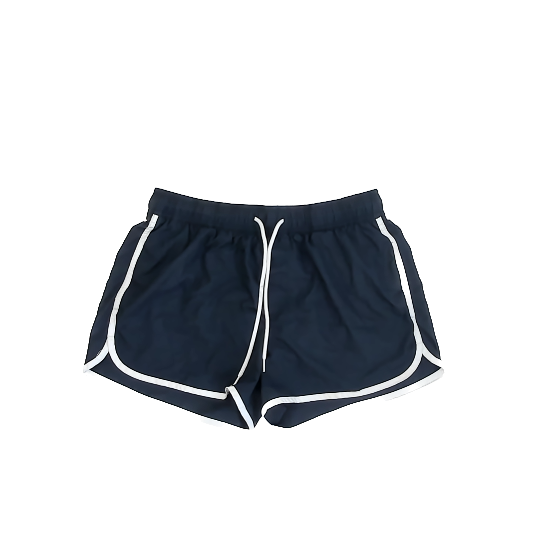 H&M Girls Navy | White Stripe Cargo Shorts Size: M Navy | White Stripe
