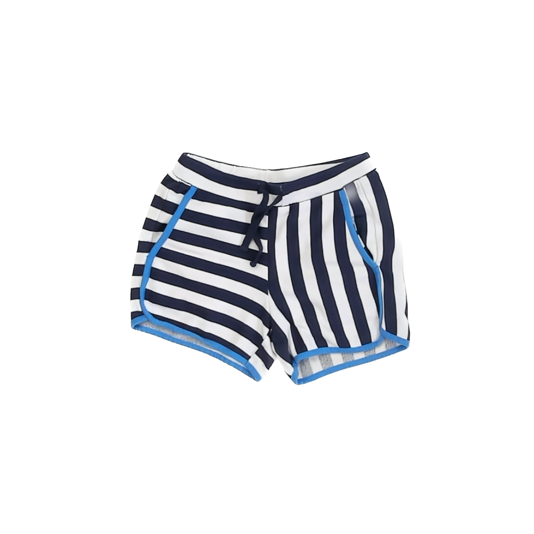 Rockets Of Awesome Girls Navy | White Striped Shorts Size: 10 Years Navy | White Striped