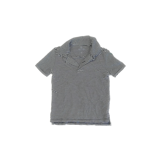 Renwick Boys Navy | White Striped Polo Shirt Size: 4-5T Navy | White Striped