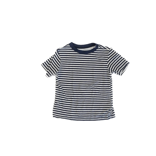 Andy & Evan Boys Navy | White Striped T-Shirt Size: 5T Navy | White Striped