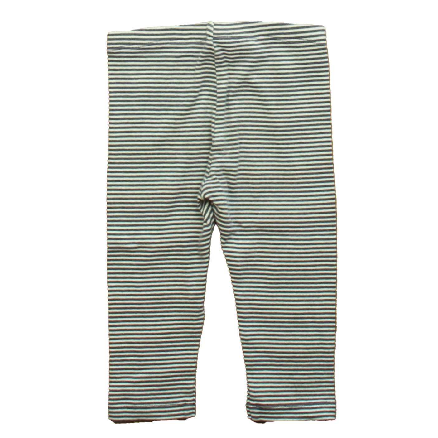 Tea Girls Navy | White | Stripes Leggings Size: 3T Navy | White | Stripes
