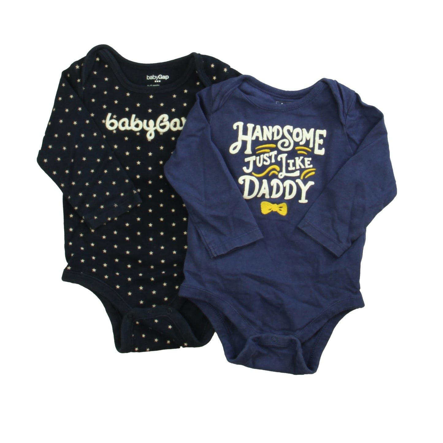 Gap Boys Navy | White Onesie Size: 6-12 Months Navy | White