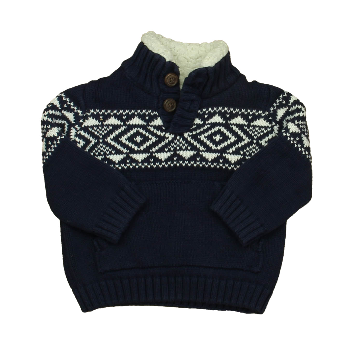 Gymboree Boys Navy | White Sweater Size: 3-6 Months Navy | White