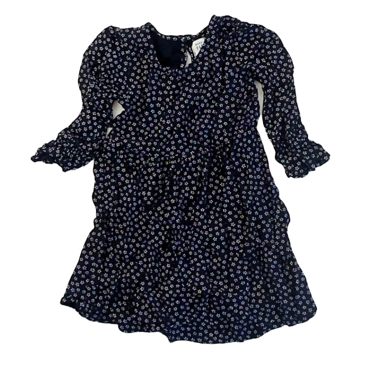 Gap Girls Navy | White Dress Size: 3T Navy | White